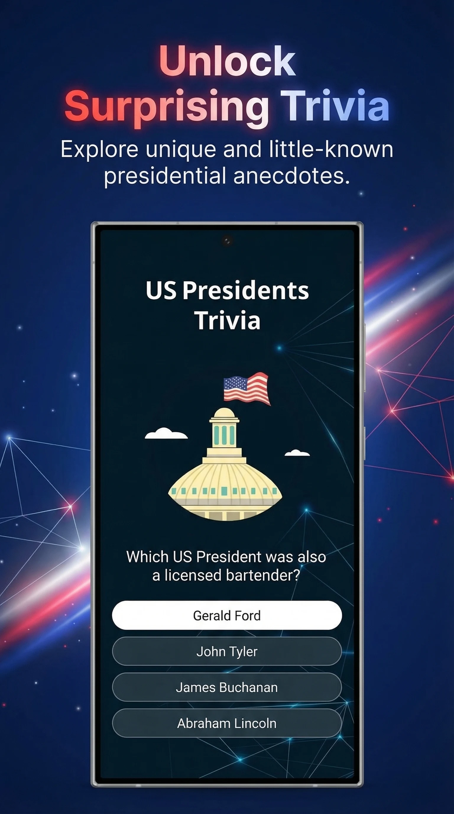 US Presidents Trivia Quiz screenshot