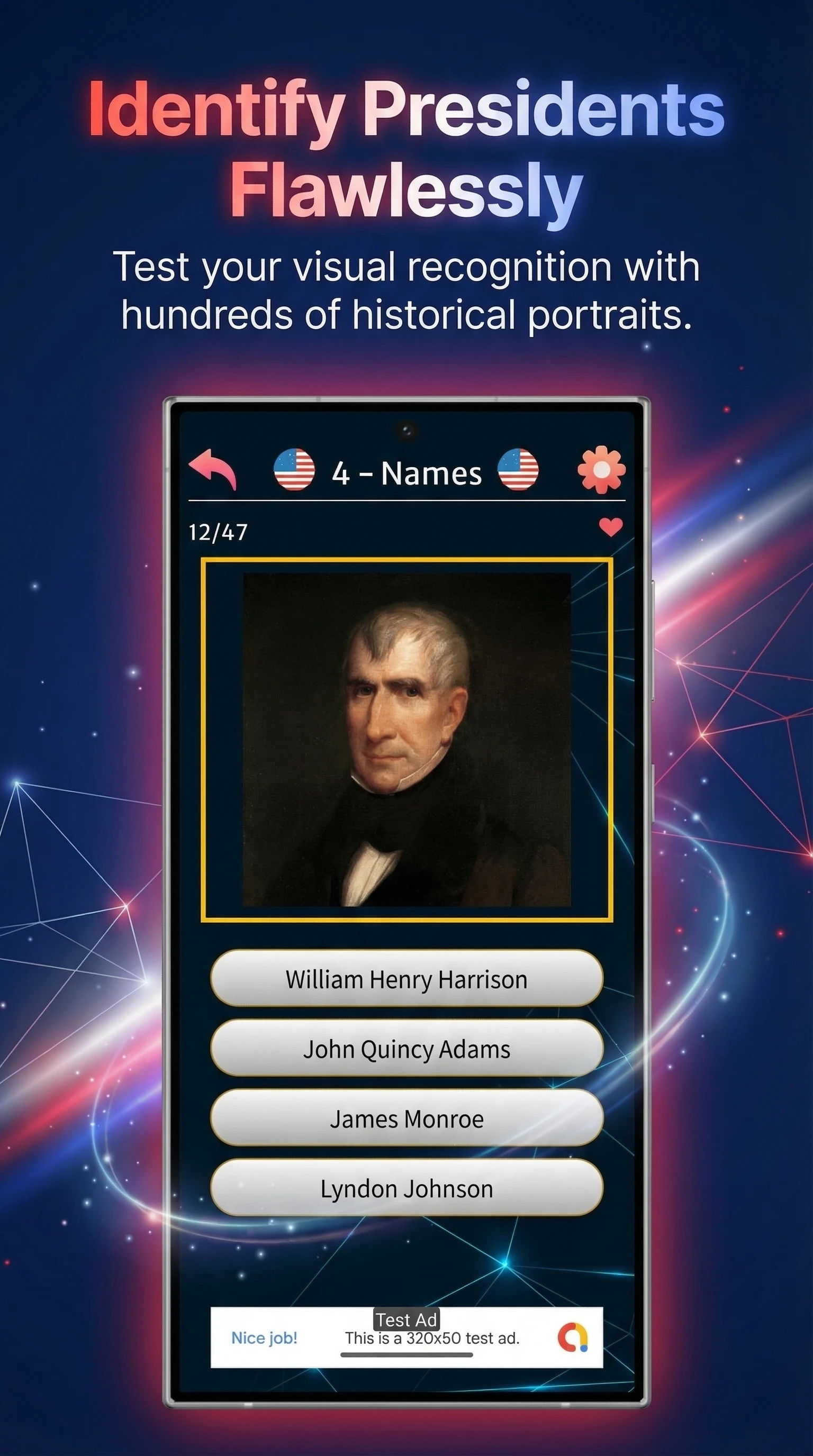 US Presidents Trivia Quiz screenshot